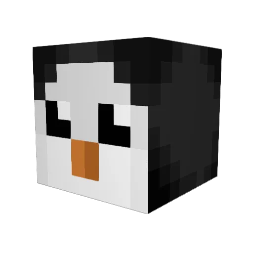 Eringuin3111 Minecraft avatar head, 3D render