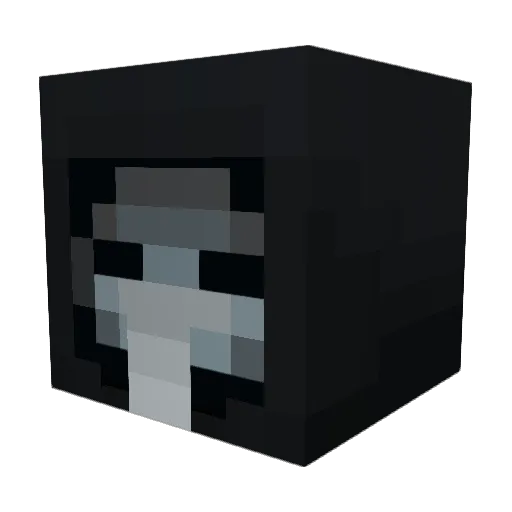 Erisadden Minecraft avatar head, 3D render