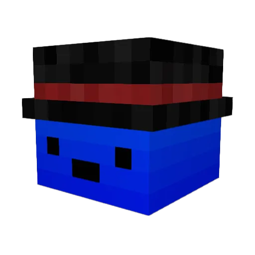 Eriskk_ Minecraft avatar head, 3D render