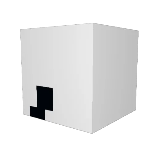 Erk1ls Minecraft avatar head, 3D render