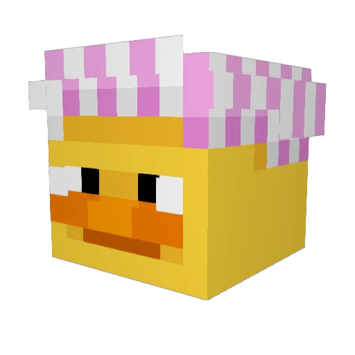 Erkam55 Minecraft avatar head, 3D render