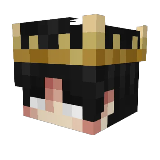 Erke0312 Minecraft avatar head, 3D render