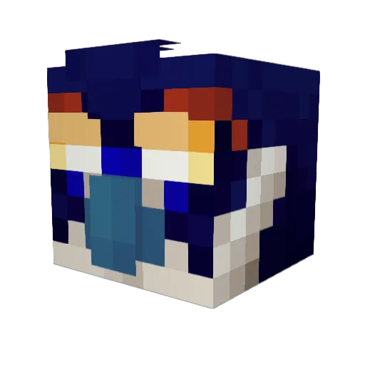 Erkin5765 Minecraft avatar head, 3D render