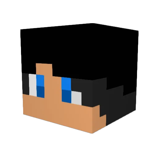 Erlend58 Minecraft avatar head, 3D render