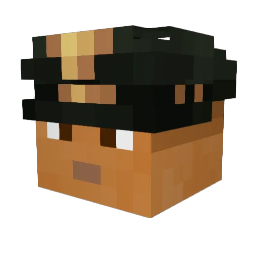 ErlingBrautSuri Minecraft avatar head, 3D render
