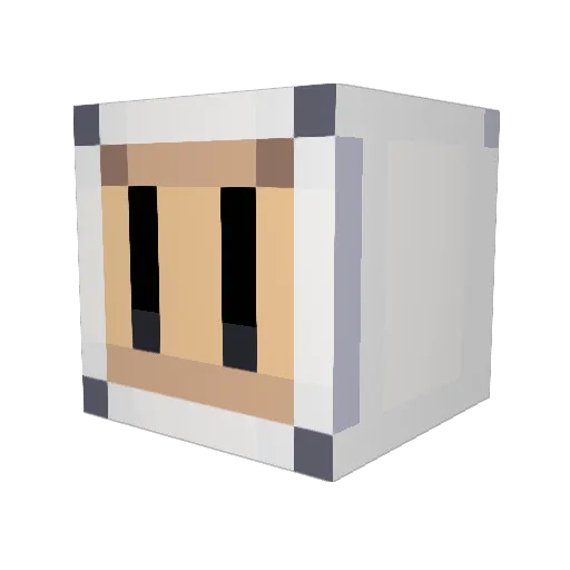 Erlingaz Minecraft avatar head, 3D render