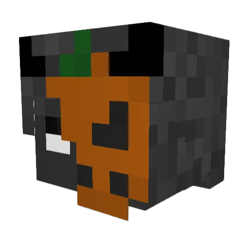 Ernani_ Minecraft avatar head, 3D render