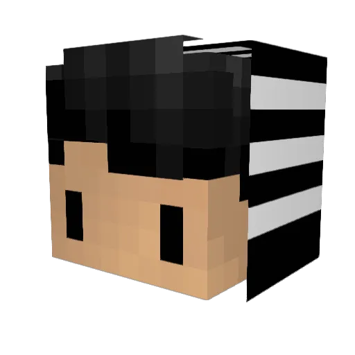 ErnstAugust Minecraft avatar head, 3D render