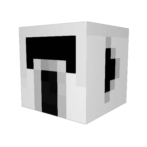 ErokTheGreat Minecraft avatar head, 3D render