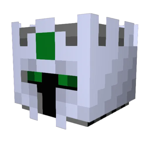 Eronix Minecraft avatar head, 3D render