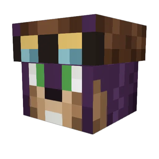 EronyusRatatoskr Minecraft avatar head, 3D render