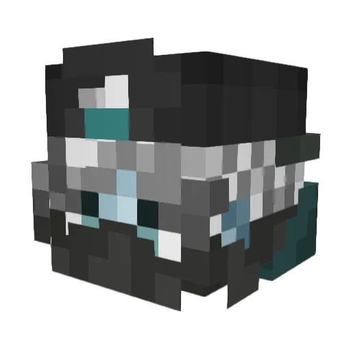 Eros98 Minecraft avatar head, 3D render
