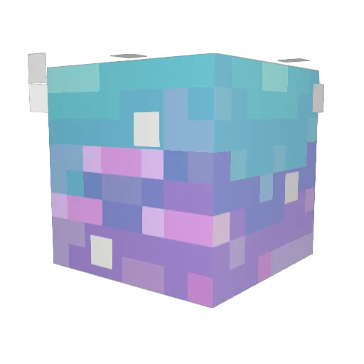 ErosCor Minecraft avatar head, 3D render