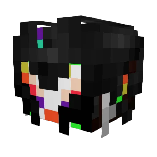 Erosbento Minecraft avatar head, 3D render