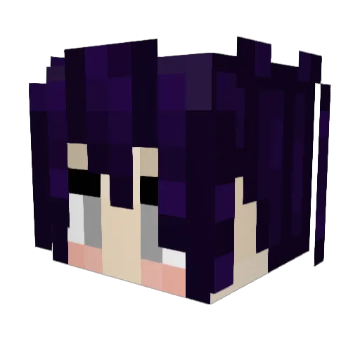 EroticAngel78 Minecraft avatar head, 3D render