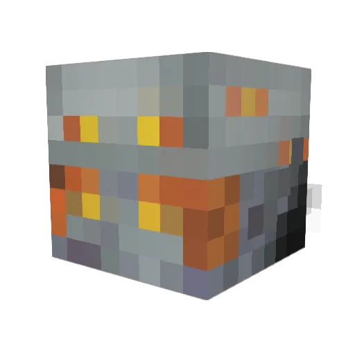 Erphaik Minecraft avatar head, 3D render