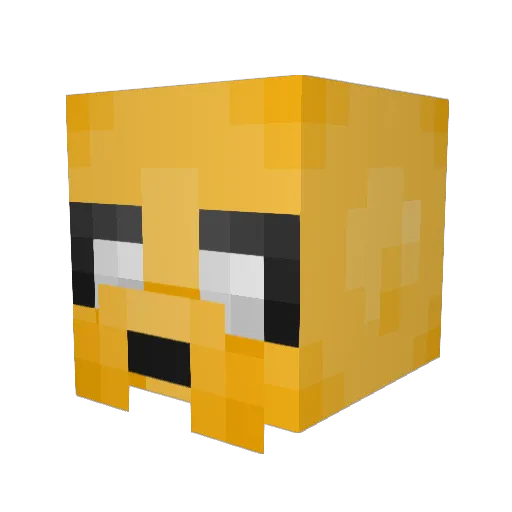 Erputex_69 Minecraft avatar head, 3D render