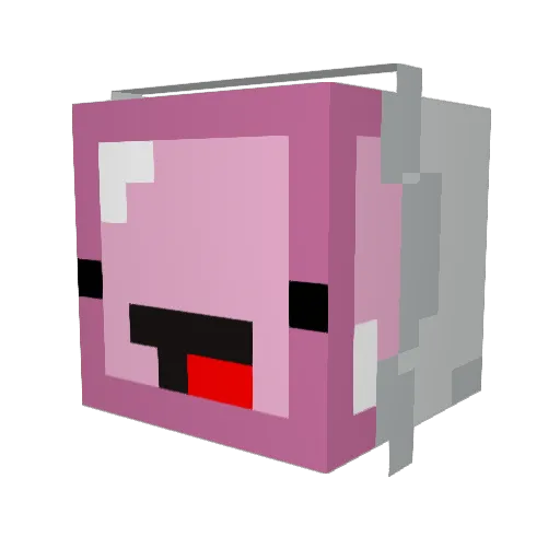 Err0rUser Minecraft avatar head, 3D render