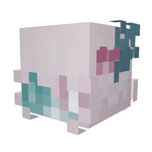 Erraa Minecraft avatar head, 3D render
