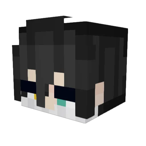 Errdie Minecraft avatar head, 3D render