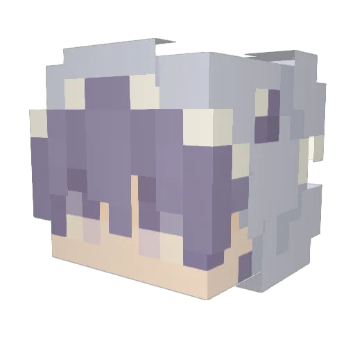 Errly_Bird Minecraft avatar head, 3D render