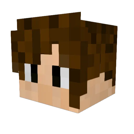 Errol_GHG Minecraft avatar head, 3D render
