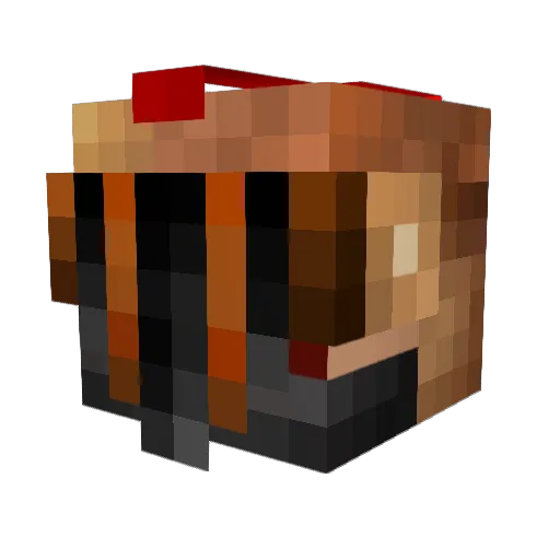 Error404Dev Minecraft avatar head, 3D render