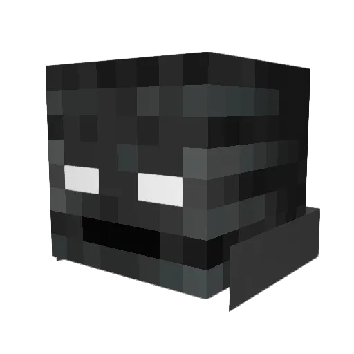 Error703 Minecraft avatar head, 3D render