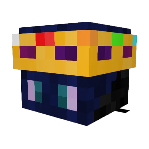 Error_Shadow Minecraft avatar head, 3D render