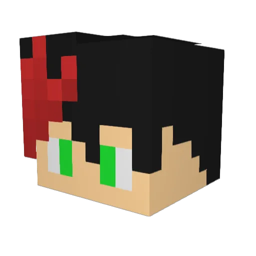 Error_toast Minecraft avatar head, 3D render