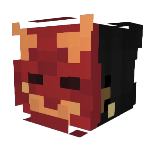 Errorcode_400 Minecraft avatar head, 3D render