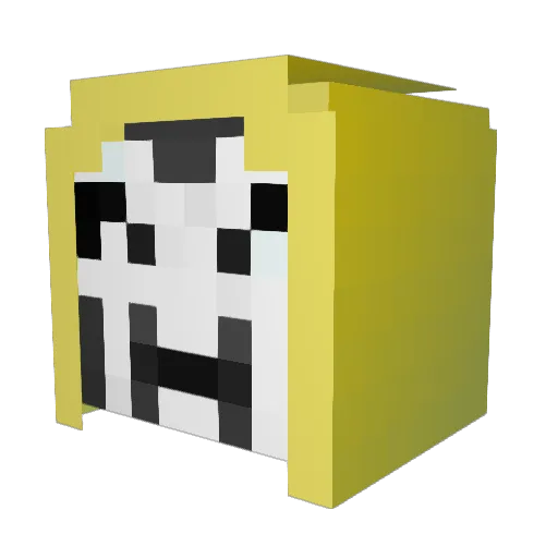 Errrrrric Minecraft avatar head, 3D render