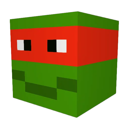 Errwinn Minecraft avatar head, 3D render