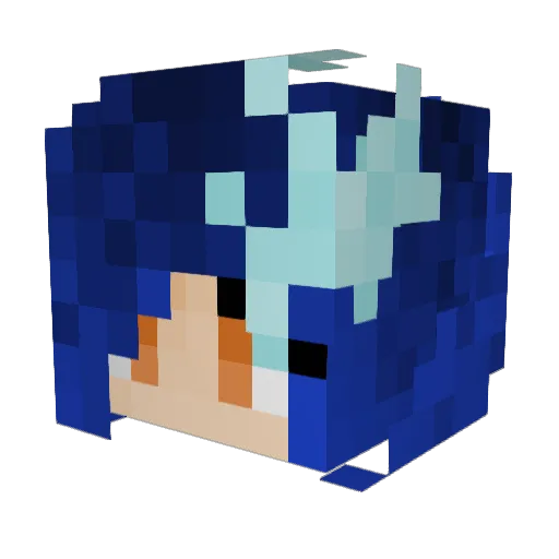 Ersatzz_ Minecraft avatar head, 3D render