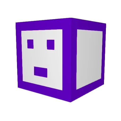 Ert1k Minecraft avatar head, 3D render