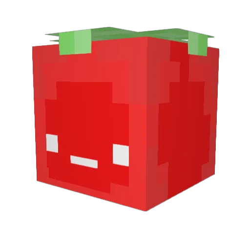 Ertou_ Minecraft avatar head, 3D render
