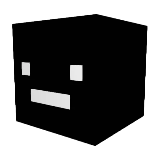 Ertraeglich Minecraft avatar head, 3D render