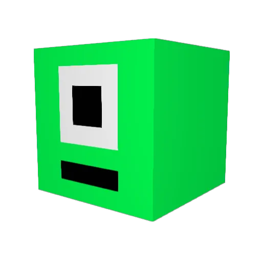 Ertzi75 Minecraft avatar head, 3D render