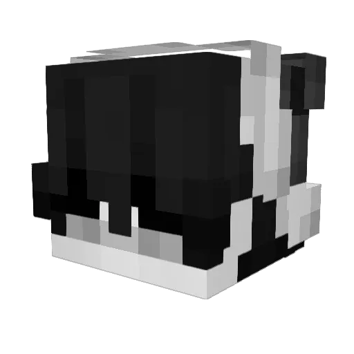 EruChitanda Minecraft avatar head, 3D render