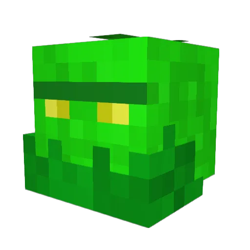 Eruu17 Minecraft avatar head, 3D render