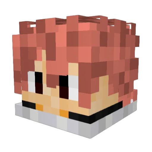 Erwan2106 Minecraft avatar head, 3D render