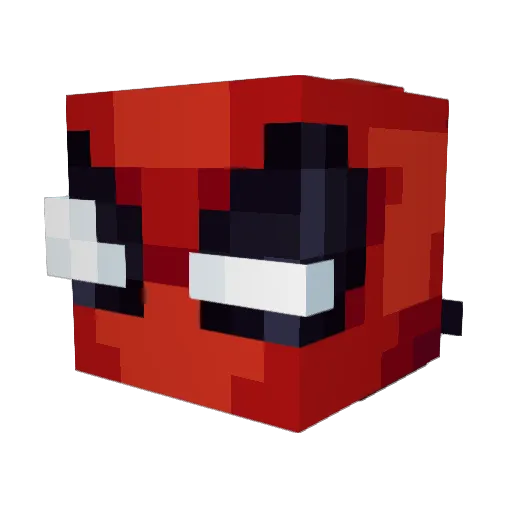 ErwinBryan Minecraft avatar head, 3D render