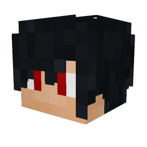 Eryanos Minecraft avatar head, 3D render