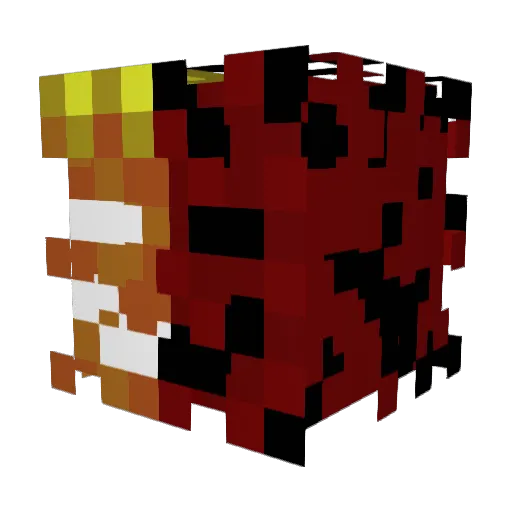 Eryksonn Minecraft avatar head, 3D render