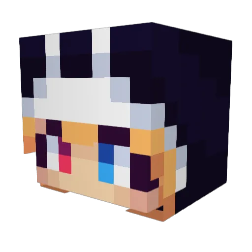 ErynK_ Minecraft avatar head, 3D render