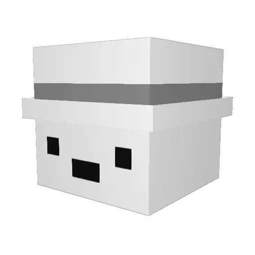 Erysk Minecraft avatar head, 3D render