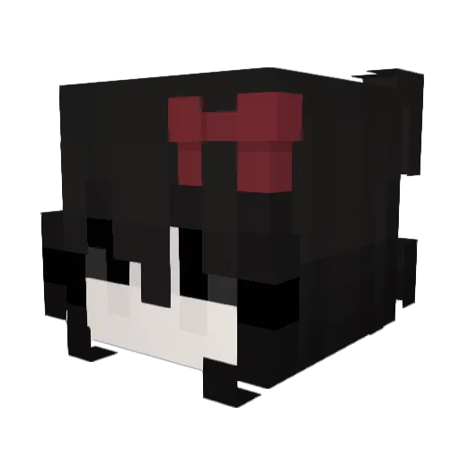 Erythras Minecraft avatar head, 3D render