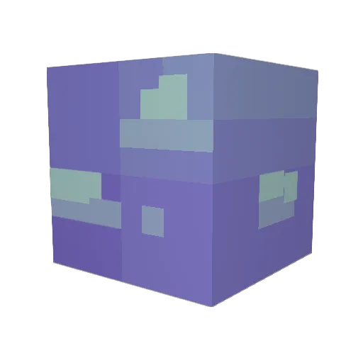 ErzengelBingus Minecraft avatar head, 3D render