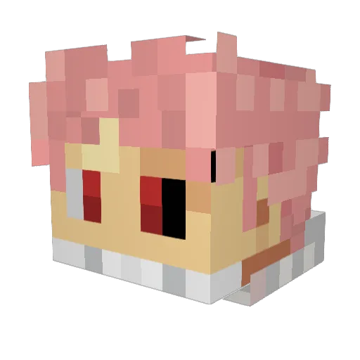 Erzengel_132 Minecraft avatar head, 3D render