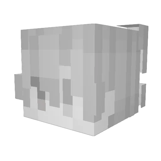 EsDeeUni Minecraft avatar head, 3D render